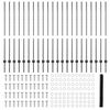 vidaXL Gjerde med stolpe Gr&aring; 1,4 x 50 m St&aring;l og PVC