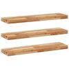 vidaXL Flytende hyller 3 stk 100x20x4 cm oljebehandlet heltre akasie