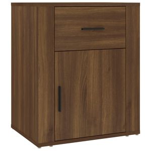 vidaXL Nattbord brun eik 50x36x60 cm konstruert tre