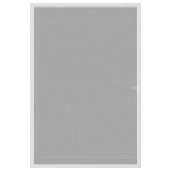 vidaXL Insektskjerm for vindu hvit 90x120 cm