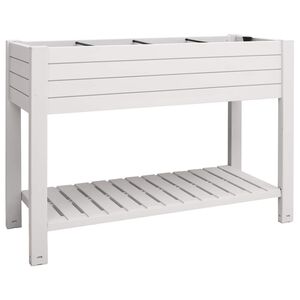 vidaXL H&oslash;ybed hvit 110x45x79 cm polypropylen