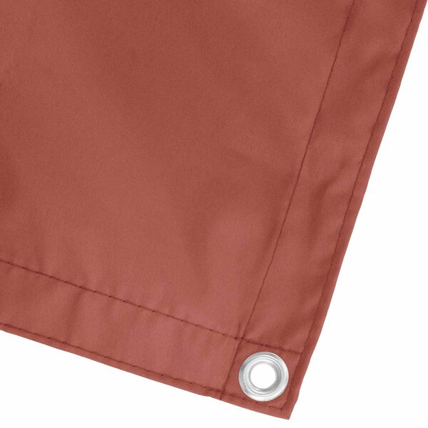 vidaXL Balkong Skjerm Terrakotta 100 x 600 cm Oxford Stoff