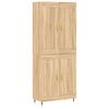vidaXL Highboard sonoma eik 69,5x34x180 cm konstruert tre