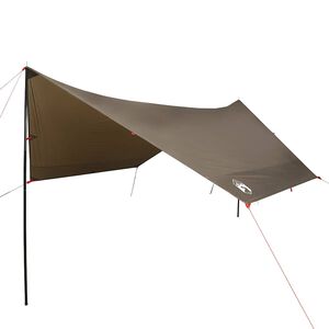 vidaXL Campingpresenning brun 438x376x212 cm vanntett