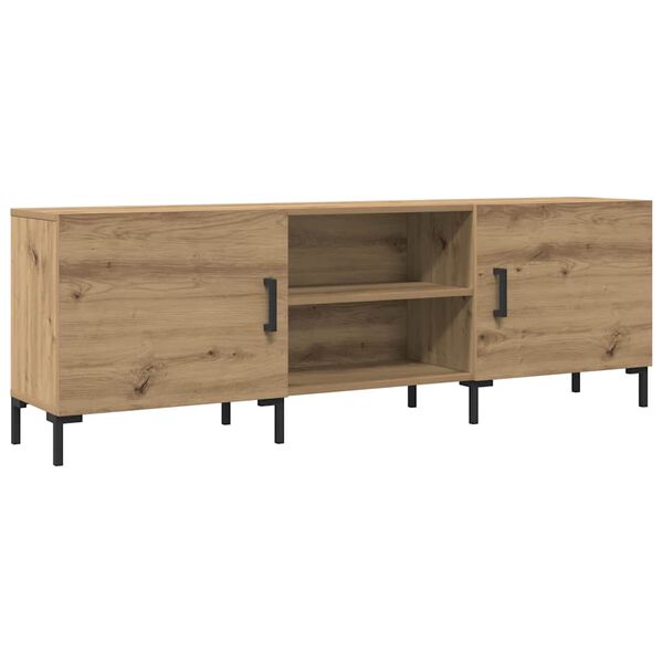 vidaXL TV-benk artisan eik 150x30x50 cm konstruert tre