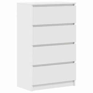 vidaXL Skjenk hvit 60x35x98,5 cm konstruert tre