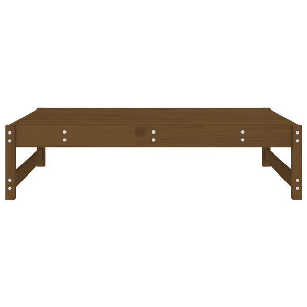 vidaXL Hagefotskammel honningbrun 120x80 cm heltre furu