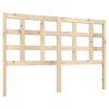vidaXL Sengegavl 140,5x4x100 cm heltre furu