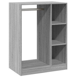 vidaXL Garderobe gr&aring; sonoma 77x48x102 cm konstruert tre