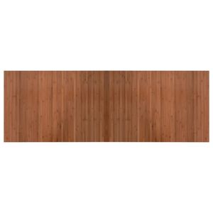vidaXL Teppe rektangulær brun 70x200 cm bambus