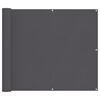 vidaXL Balkongskjerm antrasitt 90x1000 cm 100% polyester oxford