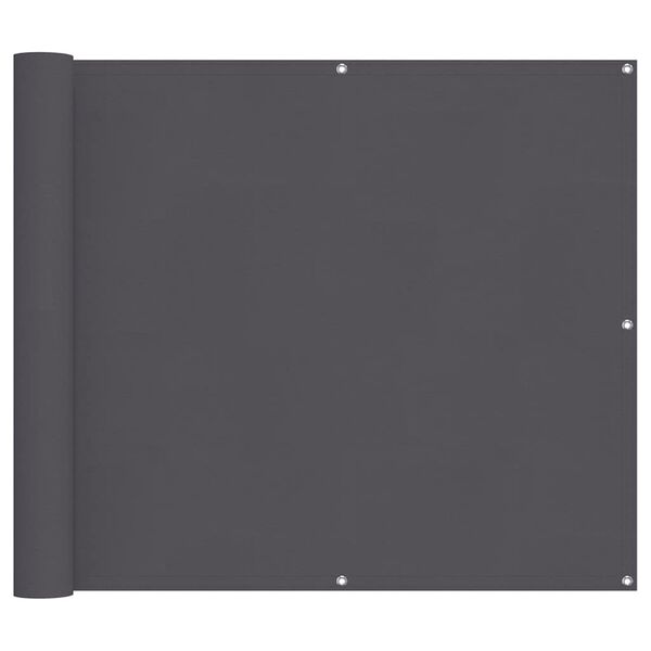 vidaXL Balkongskjerm antrasitt 90x1000 cm 100% polyester oxford