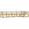 vidaXL Utend&oslash;rs sofa-sett 5 pcs Hvit 325 x 166,5 x 73 cm
