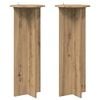 vidaXL Planteholder 2 stk. Artisan eik &Oslash;40 x 100 cm Konstruert tre