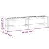vidaXL Hagebenk 180 cm heltre akasie