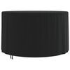 vidaXL Hagem&oslash;beltrekk svart &Oslash; 128x71 cm 420D oxford