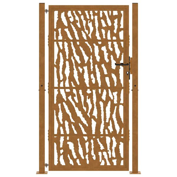 vidaXL Hageport 100x200 cm v&aelig;rbestandig st&aring;lspordesign