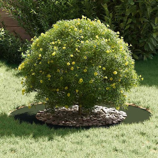 vidaXL passende for Flat Tre Ring Olivengr&oslash;nn &Oslash;50 / 80 cm St&aring;l