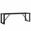vidaXL Ben for salongbord O-ramme 140x30x43 cm st&aring;l