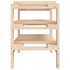 vidaXL Vinstativ 61,5x30x42 cm heltre furu