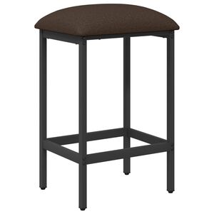 vidaXL Barstol Gr&aring;brun 40 x 32 x 74 cm Konstruert tre