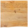 vidaXL Bordplate naturlig kant 80x80x3,8 cm heltre mango
