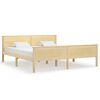vidaXL Sengeramme heltre furu 180x200 cm