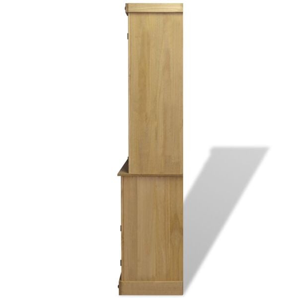 vidaXL Skjenk og overskap meksikansk furu corona-stil