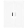 vidaXL Highboard hvit 69,5x34x180 cm konstruert tre