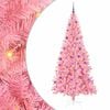vidaXL Juletre Rosa 210 cm PVC