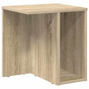 vidaXL Avlastningsbord Sonoma eik 37 x 32 x 40 cm Konstruert tre
