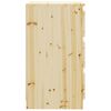vidaXL Nattbord 60x36x64 cm heltre gran
