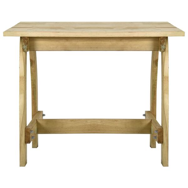 vidaXL Spisestue til hage 3 stk impregnert furu