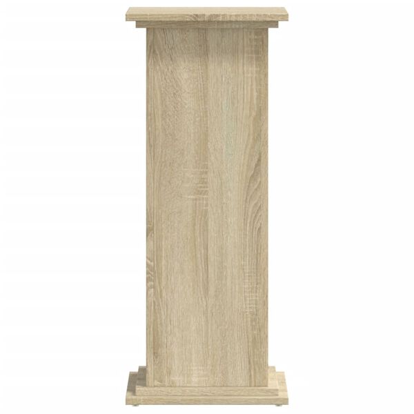 vidaXL Plantestativ sonoma eik 33x33x80 cm konstruert tre