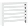 vidaXL Radiator Deksel Hvit 104 x 20 x 82 cm Konstruert tre