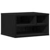 vidaXL Skiverstativ Svart Eik 40 x 32 x 22,5 cm Konstruert tre