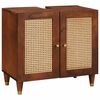 vidaXL Vaskeskap Brun 62 x 33 x 58 cm Konstruert tre