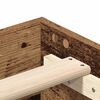 vidaXL Sengeramme uten madrass gammelt tre 90x200 cm konstruert tre