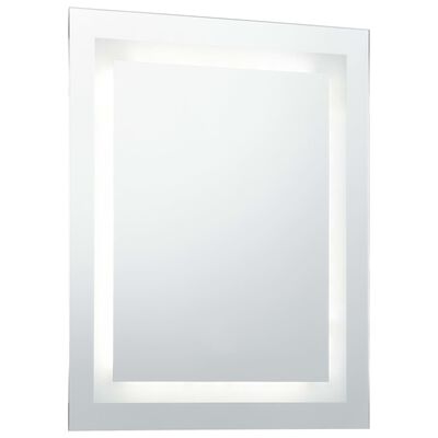 vidaXL LED-speil til bad med berøringssensor 50x60 cm