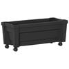 vidaXL Calypso plante med hjul Antrasitt 79 x 35 x 33 cm PP