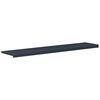 vidaXL Vinduskarmer Anthracitt med trestruktur 140 x 30 x 4,5 cm PVC