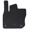 vidaXL Bilmatte 4 pcs Svart passer til VW TIGUAN TDI 2024- Gummi