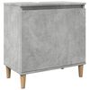 vidaXL Servantskap betonggr&aring; 58x33x60 cm konstruert tre