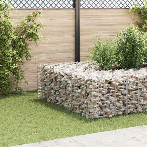 vidaXL Gabion høybed kubeformet ståltråd 60x60x60 cm