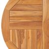 vidaXL Bordplate heltre teak 2,5 cm 80 cm