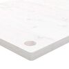 vidaXL Bordplate hvit 110x55x2,5 cm heltre furu