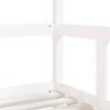 vidaXL Barnesengeramme hvit 70x140 cm heltre furu
