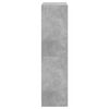 vidaXL Highboard med d&oslash;rer betonggr&aring; 68x37x142 cm konstruert tre