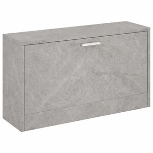 vidaXL Skobenk betonggr&aring; 80x24x45 cm konstruert tre
