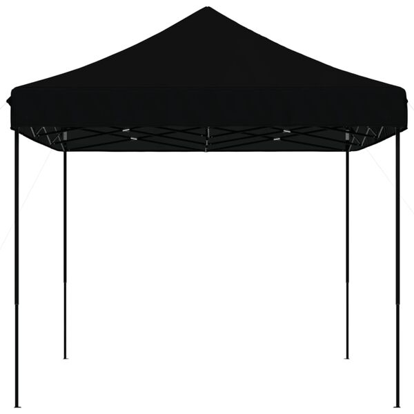 vidaXL Sammenleggbart partytelt pop-up svart 440x292x315 cm
